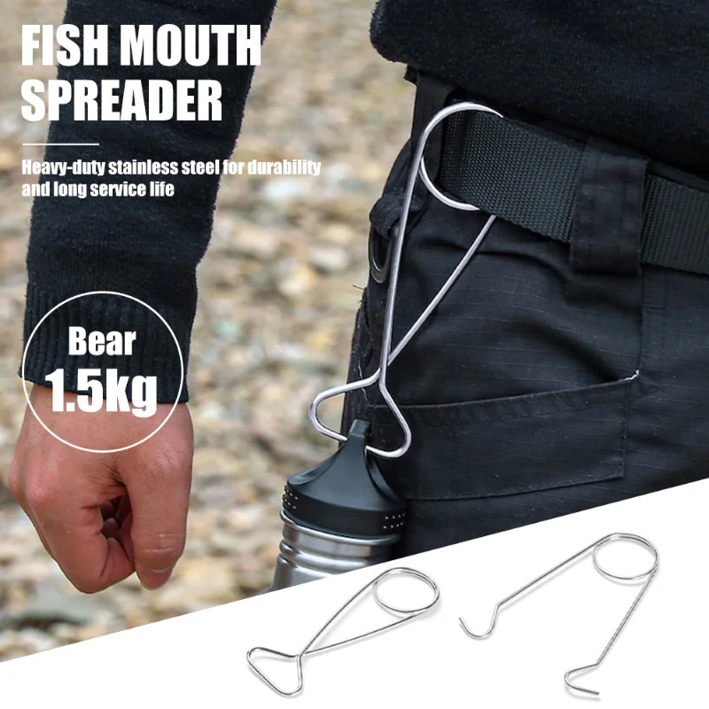 Преносим разпръскване на рибено устата от неръждаема стомана, устройство за отключване на рибено устата, Държач за бутилки за вода, Аксесоари за къмпинг