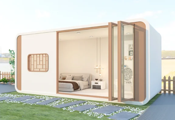 Произведено семеен контейнер ИН Tiny House, кемпер, луксозно сборное сграда capsule carbin, жилищни модул Smart Box