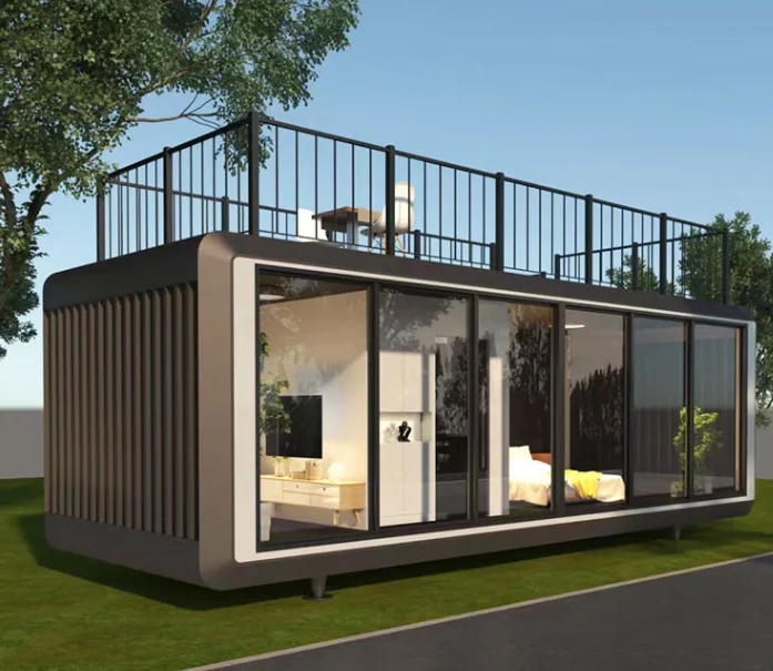 Произведено семеен контейнер ИН Tiny House, кемпер, луксозно сборное сграда capsule carbin, жилищни модул Smart Box
