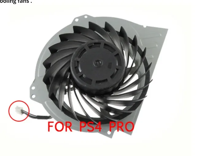 Разменени на оригиналния вътрешен вентилатор за охлаждане за Sony PS4 Pro CUH-7XXX фен G95C12MS1AJ-56J14