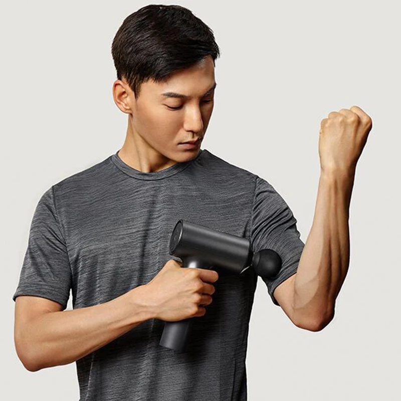 Салон за пистолет Xiaomi Mijia Електрически Масажор за врата Smart Hit Fascia Пистолет за масаж, за релаксация, фитнес, облекчаване на мускулните болки