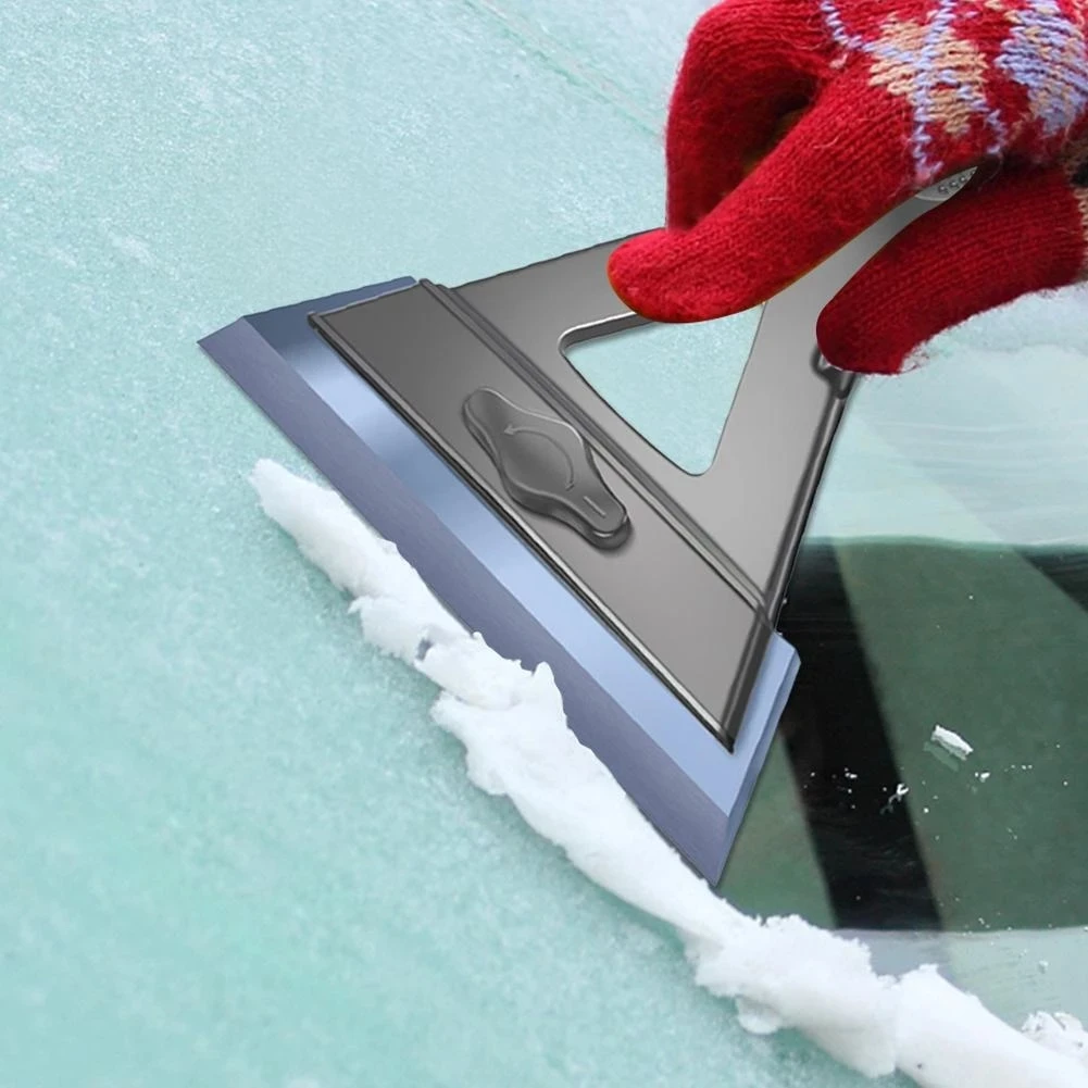 Стъргалка за сняг и лед Средство за отстраняване на леда от предното стъкло на превозното средство и Средство за автоматично почистване на прозорци и Аксесоари за зимни автомивка Инструмент за премахване на сняг