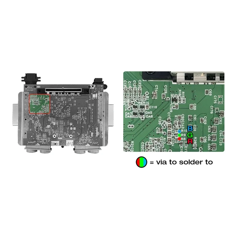 Съвместимост с игрова конзола N 64 NTSC RGB Модулен Чип за N 64 NTSC-RGB Изход RGB модул от министерството на отбраната Kit Аксесоари