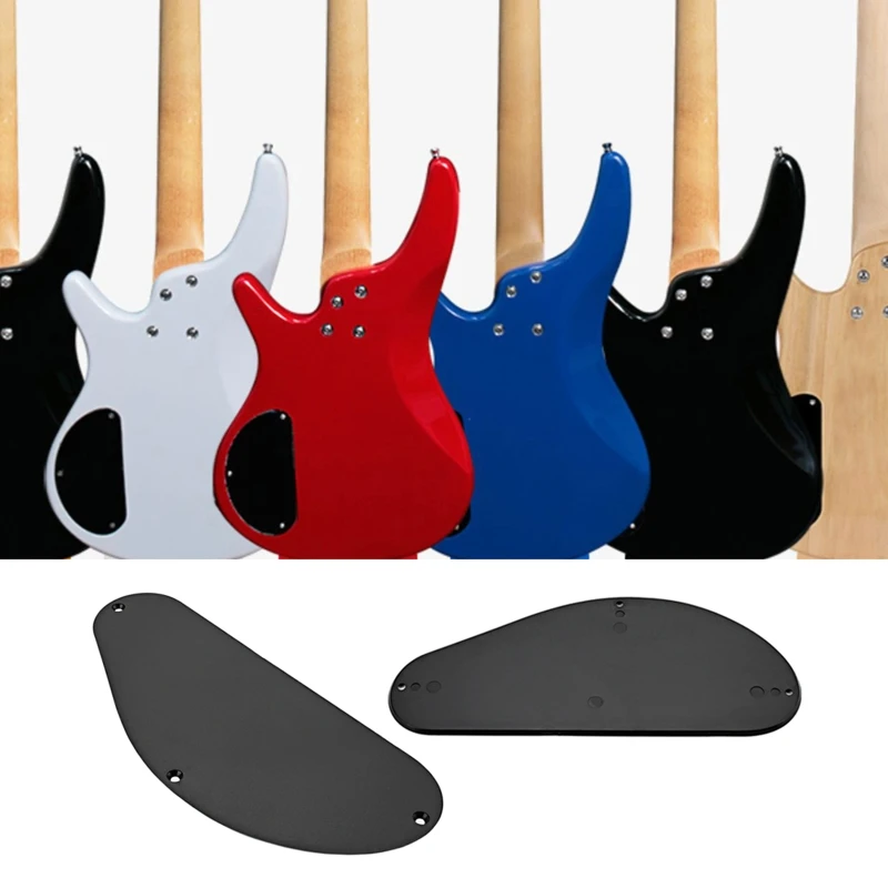 Черната Пластмаса на Капака на устната бас-китара, а на задната табела, Жичен хастар, подплата за бас-китара, китара аксесоар, китара резервни части
