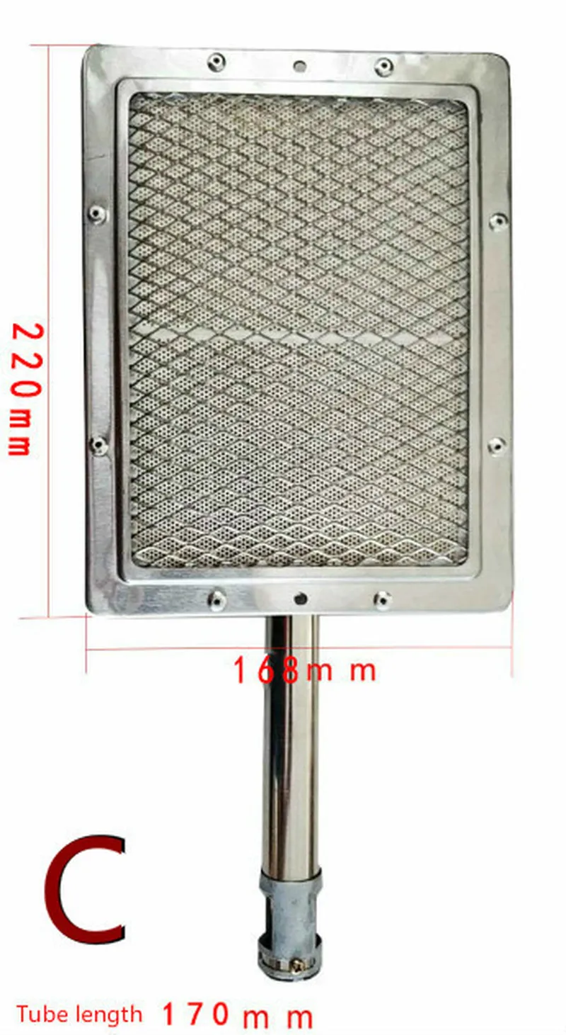 инфрачервена горелка за печене инфрачервена газова горелка инфрачервена елементи, горелки кръгло/квадратно тип