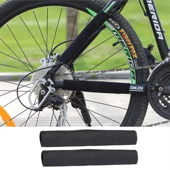 1/2 елемента Защита на велосипед верига за грижа за мотор, със Защитна рамка за велосипед верига, защитна капачка, за да се грижи за планински велосипед, Аксесоари за велосипед
