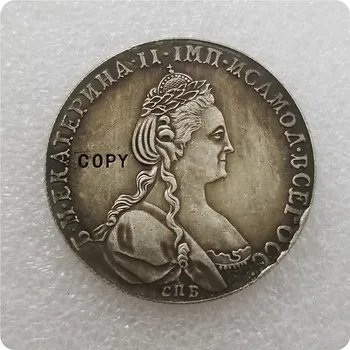 1 РУБЛА 1780 РУСИЯ Копирни монети възпоменателни монети-копия на монети, медали, монети за колекционери