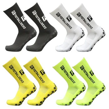 1 Чифт Унисекс кръгли силиконови дръжки на присоске нескользящие футболни чорапи FS, спортни чорапи, спортни бейзболни чорапи за ръгби