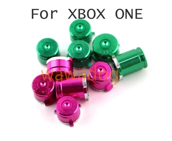 1 комплект метални бутони с джойстик ABXY, аналогова дръжка за палеца, калъф за геймпада Xbox One, подмяна на джойстика