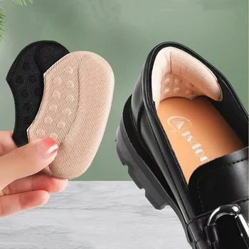 1 чифт подложки за обувки на висок ток, против износване подложки за крака, протектори против хлъзгане за петата, за регулиране на размера на обувки, Аксесоари за дамски обувки, стелки
