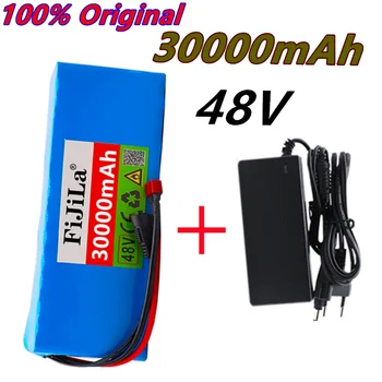 100% Original batterie 48v 30Ah 1000w 13S3P lithium-ionen Akku 54,6 v E-bike Elektro fahrrad roller mit BMS + ladegerät