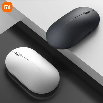 100% Оригинална Безжична мишка Xiaomi 2 1000 dpi, 2.4ghz WiFi Link Оптичен Тъпо Лампа Мини-Лаптоп мишка за Лаптоп Офис Детска Мишката