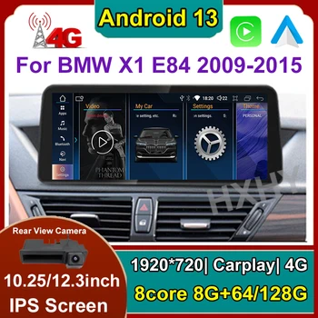 12,3-инчов Кола DVD плеър с Android на 13 За BMW X1 E84 2009-2015 CIC Без Екранната Система на Мултимедия Радио GPS Navi Аудио Carplay