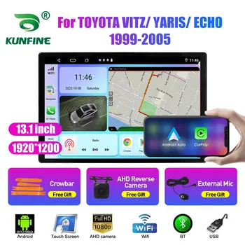 13,1-инчов автомобилен радиоприемник за TOYOTA VITZ YARIS 1999-2005, кола DVD, GPS-навигация, стерео уредба, Carplay, 2 Din, централна мултимедиен Android Auto