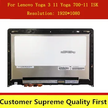 1920*1080 За Lenovo Yoga 700-11ISK LCD дисплей със сензорен екран в събирането на N116HSE-EBC За Lenovo YOGA 700-11 80QE