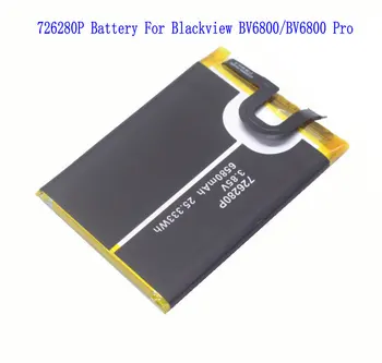 1x Нова висококачествена батерия 6580mAh 25.333 Wh 726280P за Blackview BV6800 BV6800 Pro