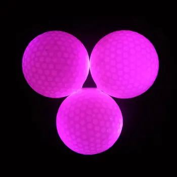 1бр Нажежен Топка за голф Night Light up LED Топка за Голф, за Стрелба на големи разстояния в Тъмната Нощна Спортна Практика UD88