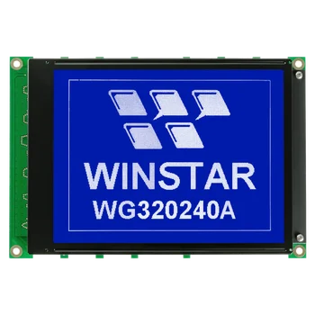 2 ЕЛЕМЕНТА WG320240A Е Съвместим LCD екран Паралелен НОВ Панел WG320240A-TMI-VZ #000 Дисплей 14P Конектор спк стартира строителни