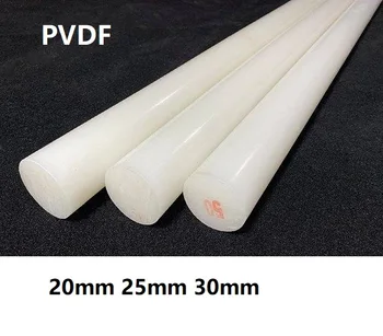 20 mm 25мм 30мм PVDF прът от поливинилиденфторида през цялата пръчка от Супер кислото-щелочестойкого высокотемпературного поливинилдифторида