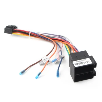 20-Пинов Конектор окабеляването на ISO, адаптер за автомобилна стерео система Android, захранващ кабел