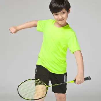 2019 детска тениска за бягане с къс ръкав, детска спортна тениска, потник за бягане на открито, спортни форма за тренировки във фитнеса