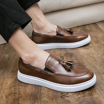 2023 Мъжки Кожени Модел обувки за Дизайнерска Марка Обувки Класически Мъжки Обувки с перфорации тип 