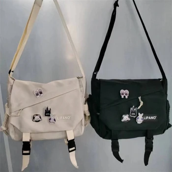 2023 Студентски Ученически Чанти Sac Найлонови Торби През Рамо Голям Капацитет Чанта През Рамо за Момичета Harajuku Messenger Bag