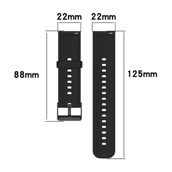 22 мм Силикон Каишка За Samsung Galaxy Watch 3 45 мм Въжета За Умни Часа GalaxyWatch 46 мм/S3 Каишка За Часовник Гривна Подмяна Аксесоари
