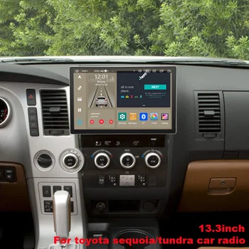 2din радио Главното устройство Автомобилен Мултимедиен плеър за Toyota Sequoia Tundra Android Авто стерео GPS Навигация Carplay WIFI 4G