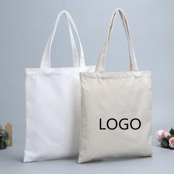 3 бр./лот, холщовая чанта пряк поръчка от естествен памук с цип и вътрешен джоб, чанта за носене през рамо, за покупки, продажби