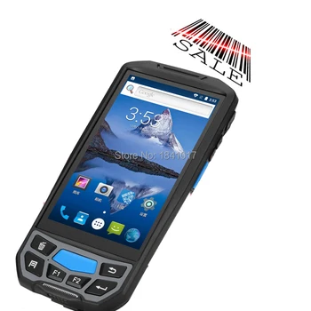 3G, 4G и wifi Безжичен баркод скенер NFC четец паспорти Android PDA с слот за SIM-карти RFID IP66 конектор за пренос на данни