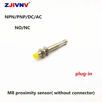 5 бр./лот включване индуктивен сензор за близост M8, метален превключвател, без свързващи кабели, 3 проводниците, разстояние вълни/без вълни, 1 мм/2 мм