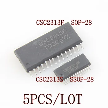 5 бр./лот, стереочип CSC2313F, CSC2313 СОП-28, CSC2313S, CSC2313 SSOP-28 SMD, НОВА оригинална чип