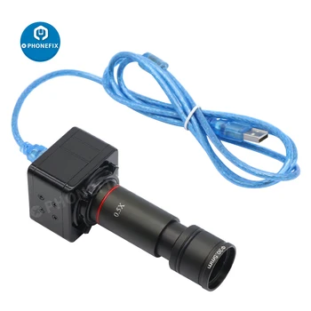 5MP CMOS, USB Микроскоп, Камера Цифров Електронен Окуляр C Монтиране Адаптер Индустриална Камера за Микроскоп Бинокъла Тринокулярный