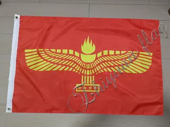 90x150 см с сирийско-арамейским народни флага, потребителска история, банер за бизнес и хоби