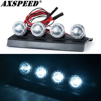 AXSPEED RC Car LED Light Bar, лампа на покрива, прожектор за 1/10 RC Crawler TRX6 TRX4, резервни Части за обновяване на фаровете