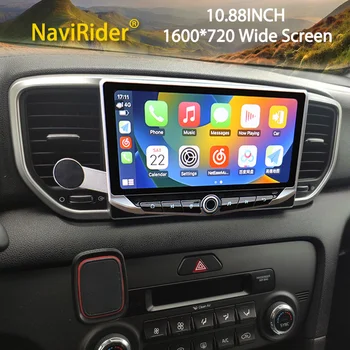 Android 12 Qled Екран 10,88 Инча Carplay За Kia Sportage 2018-2022 Авто Радио Мултимедиен Плейър GPS Навигация Главното Устройство