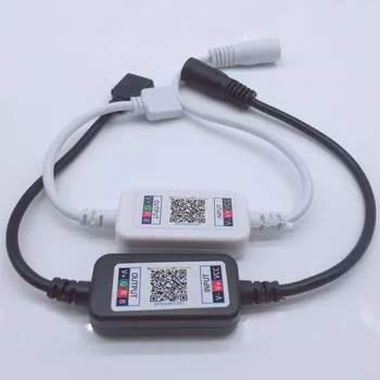 DC 12V 24V RGB Led Controller APP Bluetooth съвместим музикален контролер за RGB led лента 5050 4 Pin Mini 5V-24V