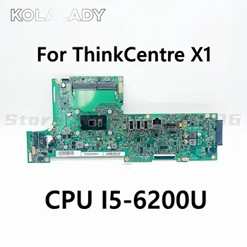 FRU 00UW164 за Lenovo ThinkCentre X1 десктоп дънна платка LM1 MB 15000-1 348.04A05.0011 с процесор I5-6200U 100% напълно тестван