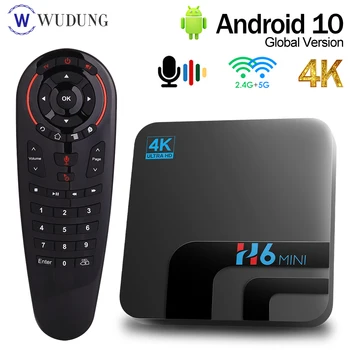 H6 Мини Android TV Box Android Smart 10 Allwinner H313 2 GB 8 GB мултимедиен плейър 2,4 Ghz и 5 Ghz Dual Wifi телеприставка 2 GB 16 GB Бърза Кутия
