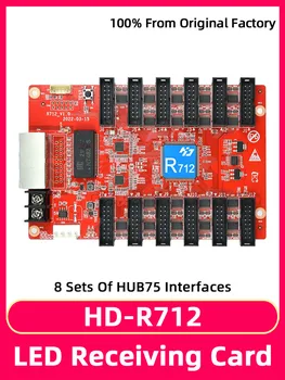 HD-R712 Пълноцветен синхронен и асинхронен универсален led дисплей, домакин на карта, интегрирана с 12 интерфейси HUB75E