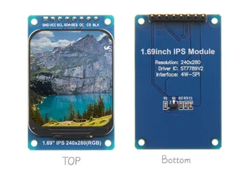 IPS 1,69 инчов HD 8PIN/12PIN RGB 65K цветен TFT LCD екран (такса/без таксите) ST7789 автомобил с IC 240*280 SPI Интерфейс