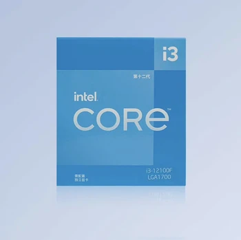 Intel Core i3-12100F i3 12100F 3,3 Ghz 4-ядрен 8-стрийминг процесор Intel 7 L3 = 12M 60W LGA 1700 Нов в запечатан вид и с охладителя