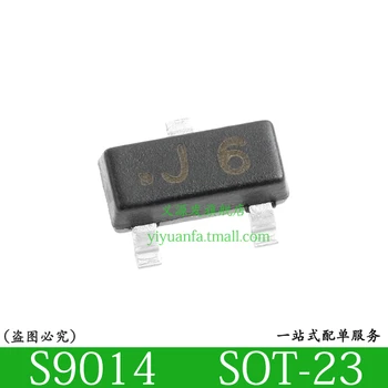 J6 S9014 50 бр. SMD SOT-23 транзистори на чип за IC