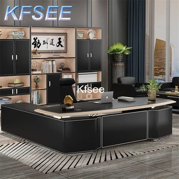 Kfsee 1 бр. в комплект, офис маса с дължина 180 см
