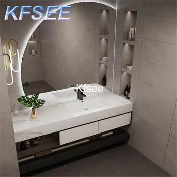 Kfsee 1бр Комплект Мебели с Дължина 80 см За Баня с Огледало