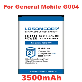 LOSONCOER 3500mAh G004 Батерия за General Discovery G004 GM6 G006 GM8 Батерия