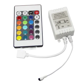Led контролер RGB, IR FB, 24 клавишите, бяла 12