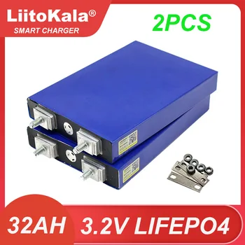 Liitokala 3,2 v 32ah lifepo4 baterias 4S е 12.8 v 30ah 3c 5c li-феро-фосфатная батерия solar motocicleta veículo elétrico