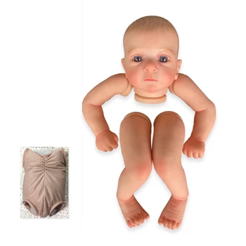 NPK 18 инча Вече Раскрашенные Реалистични Детайли Кукли Реборн Felicia Бебето на 3D Картина с по-Видими Венами, Тканевое Тяло в Комплект